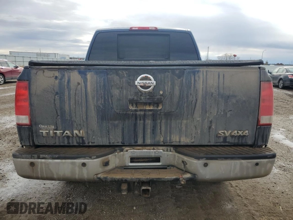 2011 Nissan Titan SL with VIN 1N6AA0EC3BN319271, listed as a Copart auction lot 46430375 with 166,762 mi miles and Salvage Title. Bid and sale history available at carsss.com. Image 6.