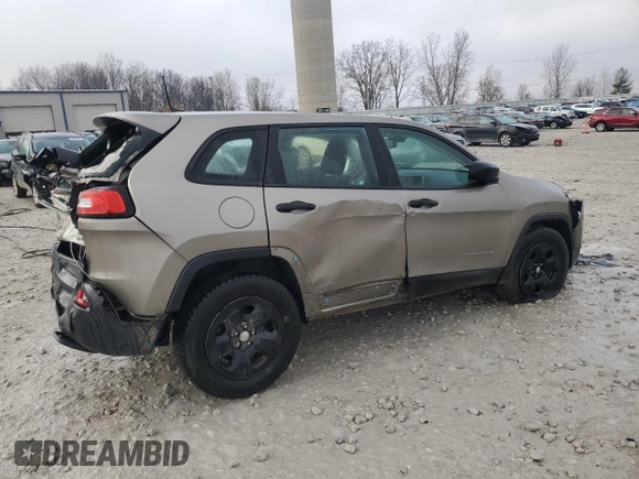 2016 Jeep Cherokee Sport with VIN 1C4PJMAB3GW331150, listed as a Copart auction lot 80757564 with 84,896 mi miles and Clean Title. Bid and sale history available at DreamBid. Image 3.