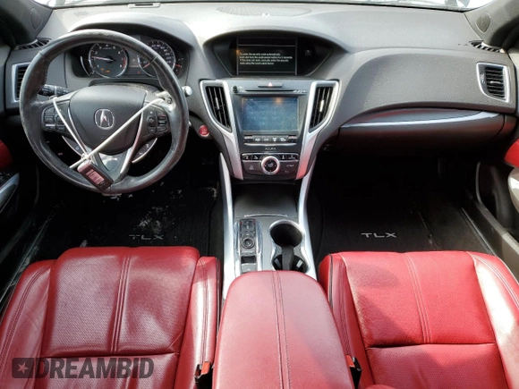2018 Acura TLX w/A-SPEC Pkg with VIN 19UUB3F61JA800716, listed as a Copart auction lot 47361475 with 153,678 mi miles and Clean Title. Bid and sale history available at carsss.com. Image 8.