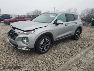 2020 Hyundai Santa Fe Limited with VIN 5NMS53AA7LH306703, listed as a Copart auction lot 83101724 with 73,109 mi miles and Salvage Title. Bid and sale history available at carsss.com. Image 1.