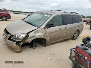 2007 Honda Odyssey EX-L with VIN 5FNRL38617B439728, listed as a Copart auction lot 53619595 with 116,735 mi miles and Salvage Title. Bid and sale history available at carsss.com. Image 1.