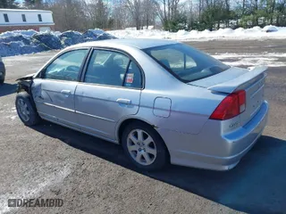 2005 Honda Civic Sdn EX with VIN 2HGES26715H540400, listed as a IAAI auction lot 41630364 with 160,010 mi miles. Bid and sale history available at carsss.com. Image 3.