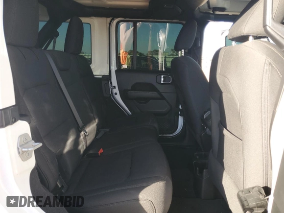 2020 Jeep Wrangler Unlimited Sahara Altitude with VIN 1C4HJXEG4LW314038, listed as a Copart auction lot 73728374 with 50,828 mi miles and Salvage title. Bid and sale history available at DreamBid. Image 11.