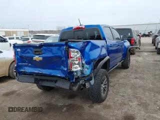 2018 Chevrolet Colorado 4WD ZR2 with VIN 1GCGTEEN7J1208489, listed as a IAAI auction lot 41314735 with 27,600 mi miles. Bid and sale history available at carsss.com. Image 4.