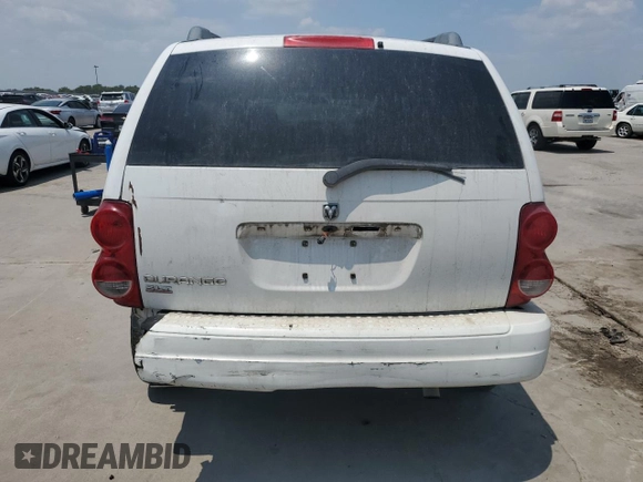 2006 Dodge Durango SLT with VIN 1D4HD48N86F161705, listed as a Copart auction lot 66347034 with 223,826 mi miles and Clean Title. Bid and sale history available at carsss.com. Image 6.