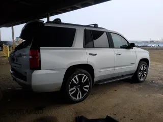 2019 Chevrolet Tahoe Premier with VIN 1GNSKCKJ9KR205249, listed as a Copart auction lot 41647065 with 46,854 mi miles and Salvage title. Bid and sale history available at DreamBid. Image 3.