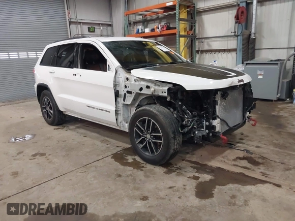 2018 Jeep Grand Cherokee Trailhawk with VIN 1C4RJFLG8JC267810, listed as a IAAI auction lot 41221229 with 108,228 mi miles and . Bid and sale history available at DreamBid. Image 1.