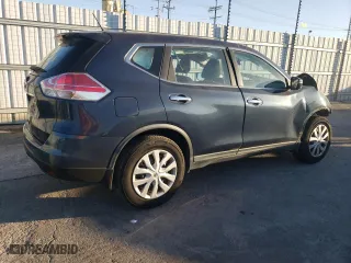 2015 Nissan Rogue S with VIN KNMAT2MTXFP537051, listed as a Copart auction lot 45893175 with 88,665 mi miles and Salvage Title. Bid and sale history available at carsss.com. Image 3.