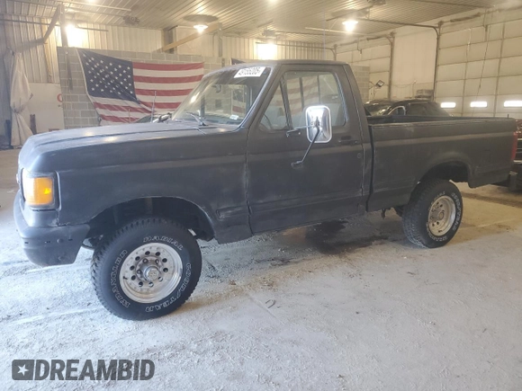 1991 Ford F-150 with VIN 1FTEF14N2MLA69468, listed as a Copart auction lot 49155205 with 22,196 mi miles and Clean Title. Bid and sale history available at carsss.com. Image 1.