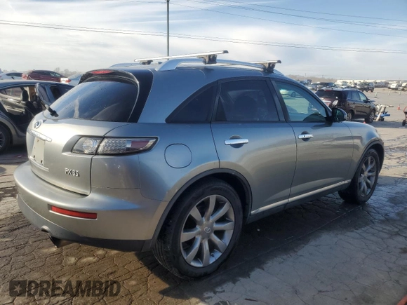 2008 Infiniti FX with VIN JNRAS08U48X101003, listed as a Copart auction lot 46647725 with 208,768 mi miles and Salvage title. Bid and sale history available at DreamBid. Image 3.