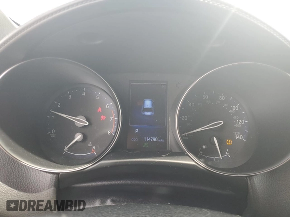 2018 Toyota C-HR XLE with VIN NMTKHMBX9JR002751, listed as a Copart auction lot 55694125 with 114,790 mi miles and Salvage title. Bid and sale history available at DreamBid. Image 9.