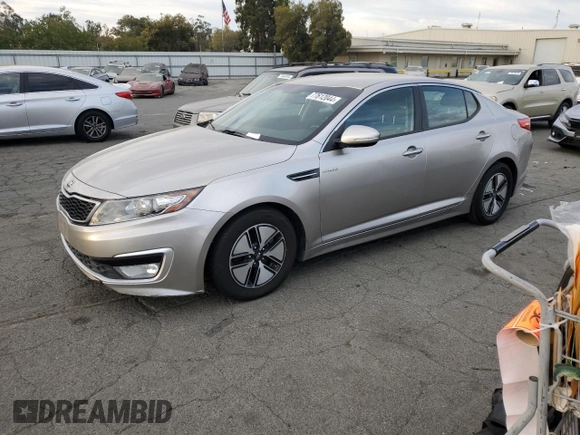 2013 Kia Optima Hybrid LX with VIN KNAGM4AD1D5038791, listed as a Copart auction lot 77612044 with 139,298 mi miles and Clean Title. Bid and sale history available at carsss.com. Image 1.