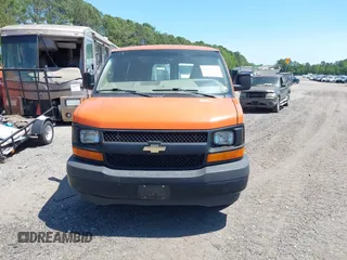 2017 Chevrolet Express Cargo Van with VIN 1GCWGAFF8H1329753, listed as a IAAI auction lot 42126110 with 187,569 mi miles. Bid and sale history available at carsss.com. Image 12.