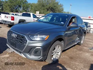 2022 Audi Q5 S line Premium with VIN WA1GAAFY5N2094705, listed as a IAAI auction lot 41175322 with 53,969 mi miles and . Bid and sale history available at DreamBid. Image 2.