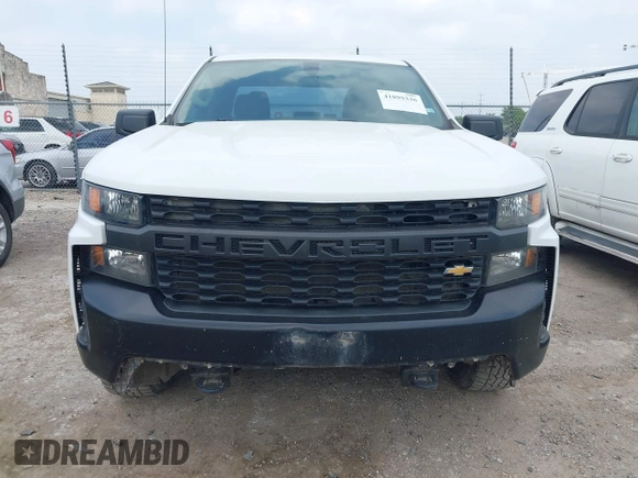 2020 Chevrolet Silverado 1500 Work Truck with VIN 1GCRYAEF7LZ176515, listed as a IAAI auction lot 41895336 with 87,427 mi miles and . Bid and sale history available at DreamBid. Image 12.