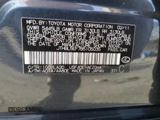 2011 Lexus LS 460 z VIN JTHBL5EF7B5105035, wystawiony jako Copart lot #43876075 z przebiegiem 67 647 mil mil oraz Szkoda całkowita • Salvage title. Historia ofert i sprzedaży dostępna na DreamBid. Obrazek 12.