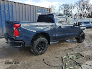 2021 Chevrolet Silverado 1500 LT Trail Boss with VIN 1GCPYFED9MZ349276, listed as a Copart auction lot 50032425 with 69,099 mi miles and Salvage Title. Bid and sale history available at DreamBid. Image 3.
