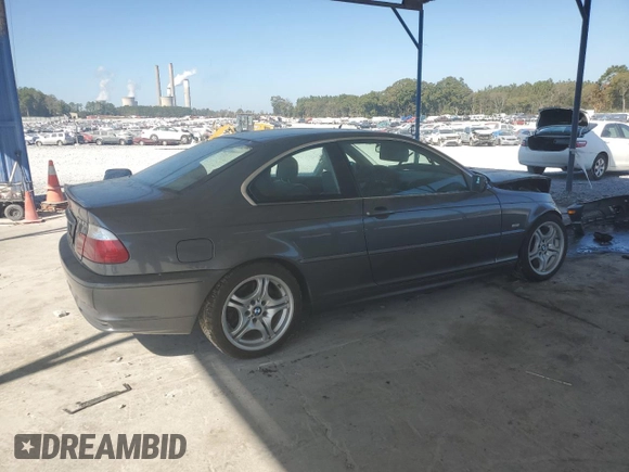 2002 BMW 3 Series 330Ci with VIN WBABN53452PH00919, listed as a Copart auction lot 77502044 with 142,226 mi miles and Salvage Title. Bid and sale history available at carsss.com. Image 3.