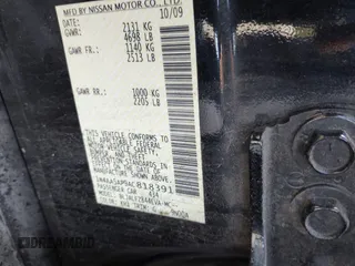 2010 Nissan Maxima S z VIN 1N4AA5AP9AC818391, wystawiony jako IAAI lot #41858659 z przebiegiem Nie podano mil oraz . Historia ofert i sprzedaży dostępna na DreamBid. Obrazek 9.