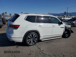 2022 Volkswagen Atlas SEL Premium R-Line with VIN 1V2FR2CA6NC505805, listed as a Copart auction lot 51704675 with 28,527 mi miles and Salvage title. Bid and sale history available at DreamBid. Image 3.