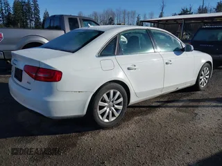 2013 Audi A4 Premium with VIN WAUAFAFL7DN010475, listed as a IAAI auction lot 41669440 with 126,167 mi miles. Bid and sale history available at carsss.com. Image 4.