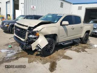 2022 GMC Canyon 2WD Elevation with VIN 1GTG5CEN6N1296407, listed as a Copart auction lot 74019974 with 43,854 mi miles and Salvage Title. Bid and sale history available at carsss.com. Image 1.