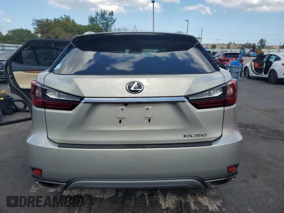 2021 Lexus RX with VIN 2T2HZMAAXMC186340, listed as a Copart auction lot 52515335 with 41,002 mi miles and Non Repairable. Bid and sale history available at carsss.com. Image 6.
