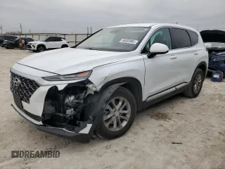 2020 Hyundai Santa Fe SE with VIN 5NMS23AD7LH216034, listed as a Copart auction lot 46503965 with 47,332 mi miles and Salvage Title. Bid and sale history available at carsss.com. Image 1.