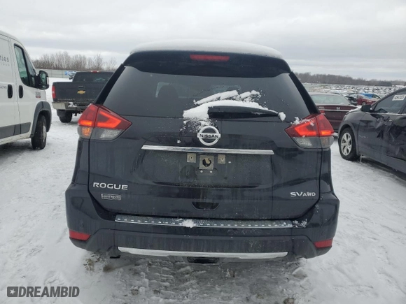 2019 Nissan Rogue SV with VIN JN8AT2MV9KW372227, listed as a Copart auction lot 46036175 with 142,377 mi miles and Clean Title. Bid and sale history available at carsss.com. Image 6.