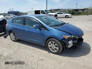 2010 Honda Insight EX with VIN JHMZE2H75AS008122, listed as a Copart auction lot 53894545 with 171,926 mi miles and Salvage title. Bid and sale history available at DreamBid. Image 4.