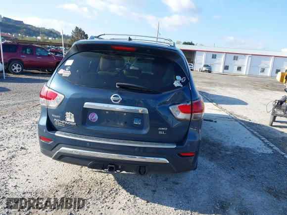 2014 Nissan Pathfinder SL z VIN 5N1AR2MM1EC656163, wystawiony jako IAAI lot #41971992 z przebiegiem 184 777 mil mil oraz . Historia ofert i sprzedaży dostępna na DreamBid. Obrazek 16.
