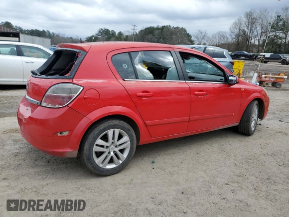2008 Saturn Astra XR z VIN W08AT671185084379, wystawiony jako Copart lot #43828285 z przebiegiem 104 559 mil mil oraz Szkoda całkowita • Salvage title. Historia ofert i sprzedaży dostępna na DreamBid. Obrazek 3.