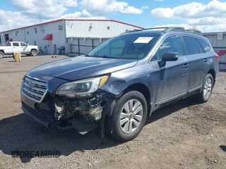 2016 Subaru Outback 2.5i Premium with VIN 4S4BSAFCXG3343249, listed as a IAAI auction lot 42202425 with 96,735 mi miles. Bid and sale history available at carsss.com. Image 2.
