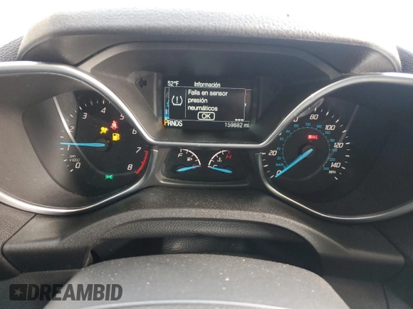 2015 Ford Transit Connect XLT with VIN NM0GS9F76F1195913, listed as a Copart auction lot 47430625 with 159,882 mi miles and Salvage title. Bid and sale history available at DreamBid. Image 9.