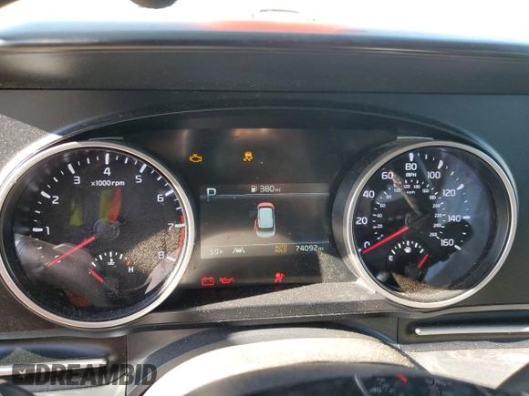 2022 Kia Carnival LXS with VIN KNDNB4H34N6176110, listed as a Copart auction lot 82930104 with 74,092 mi miles and Salvage Title. Bid and sale history available at carsss.com. Image 9.