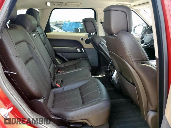 2018 Land Rover Range Rover Sport HSE with VIN SALWR2RV7JA189373, listed as a Copart auction lot 62387415 with 44,247 mi miles and Salvage title. Bid and sale history available at DreamBid. Image 12.