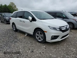 2020 Honda Odyssey EX-L with VIN 5FNRL6H76LB064052, listed as a Copart auction lot 53358455 with 58,167 mi miles and Salvage Title. Bid and sale history available at carsss.com. Image 4.