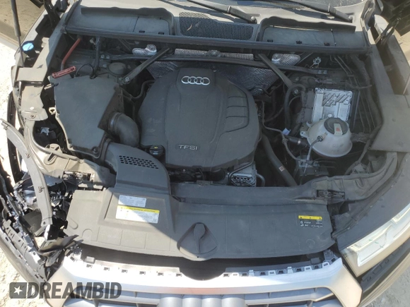 2018 Audi Q5 Premium Plus with VIN WA1BNAFY5J2182663, listed as a Copart auction lot 54220245 with 61,676 mi miles and Salvage Title. Bid and sale history available at DreamBid. Image 12.