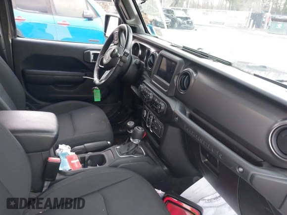 2021 Jeep Wrangler Unlimited Sport S with VIN 1C4HJXDN9MW822281, listed as a IAAI auction lot 41163183 with 23,665 mi miles and . Bid and sale history available at DreamBid. Image 5.
