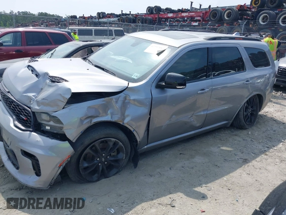 2021 Dodge Durango GT Plus with VIN 1C4RDJDG4MC696715, listed as a IAAI auction lot 42297082 with 52,707 mi miles and . Bid and sale history available at DreamBid. Image 17.