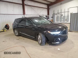 2023 Acura MDX with VIN 5J8YE1H37PL018059, listed as a Copart auction lot 45511545 with 30,851 mi miles and Salvage Title. Bid and sale history available at carsss.com. Image 4.