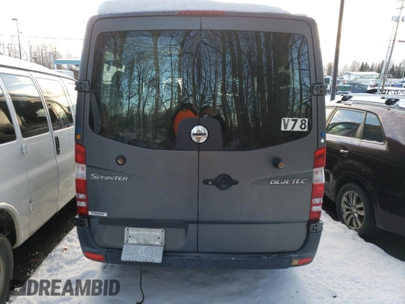 2012 Freightliner Sprinter with VIN WCDPE7CC0C5696447, listed as a Copart auction lot 81990694 with Not Provided miles and Clean Title. Bid and sale history available at DreamBid. Image 6.