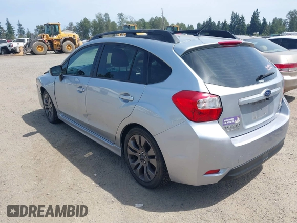 2015 Subaru Impreza Special Sports Premium z VIN JF1GPAT61FH267583, wystawiony jako IAAI lot #42489955 z przebiegiem 178 993 mil mil oraz . Historia ofert i sprzedaży dostępna na DreamBid. Obrazek 3.