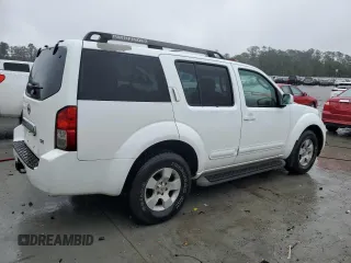 2005 Nissan Pathfinder SE with VIN 5N1AR18U25C739475, listed as a Copart auction lot 48343425 with 257,756 mi miles and Salvage Title. Bid and sale history available at carsss.com. Image 3.
