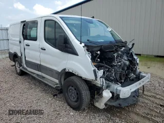 2021 Ford Transit Cargo with VIN 1FTBR1Y84MKA35617, listed as a Copart auction lot 56629234 with Not Provided miles and . Bid and sale history available at DreamBid. Image 4.