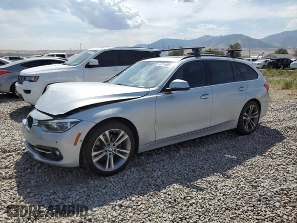 2017 BMW 3 Series 330i xDrive with VIN WBA8K3C52HK679126, listed as a Copart auction lot 69714084 with 89,420 mi miles and Salvage Title. Bid and sale history available at carsss.com. Image 1.