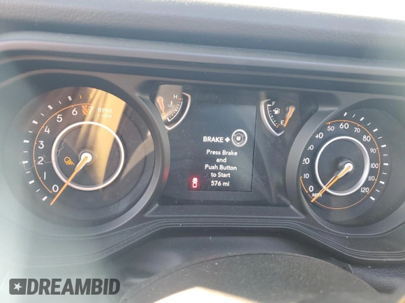 2024 Jeep Gladiator Sport S with VIN 1C6HJTAG3RL105132, listed as a Copart auction lot 48701215 with 576 mi miles and Salvage title. Bid and sale history available at DreamBid. Image 9.
