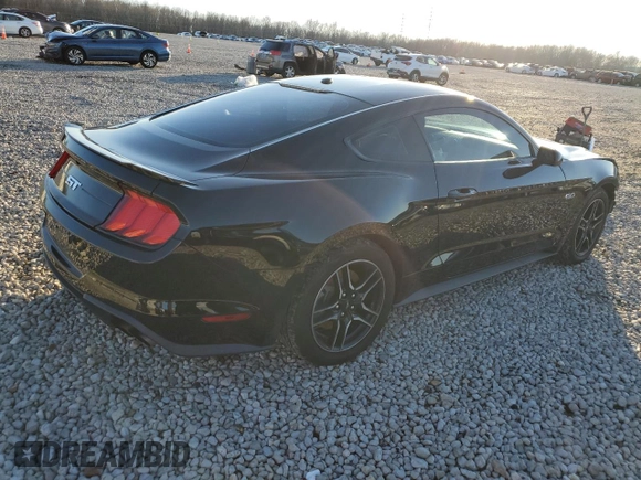2020 Ford Mustang GT with VIN 1FA6P8CF0L5132936, listed as a Copart auction lot 86275614 with 75,823 mi miles and Salvage Title. Bid and sale history available at DreamBid. Image 3.
