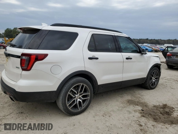 2016 Ford Explorer Sport with VIN 1FM5K8GT9GGC30096, listed as a Copart auction lot 41637985 with 148,218 mi miles and Salvage Title. Bid and sale history available at carsss.com. Image 3.