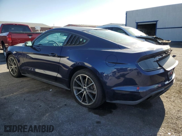 2018 Ford Mustang EcoBoost with VIN 1FA6P8TH2J5114422, listed as a Copart auction lot 56995385 with 53,729 mi miles and Clean title. Bid and sale history available at DreamBid. Image 2.